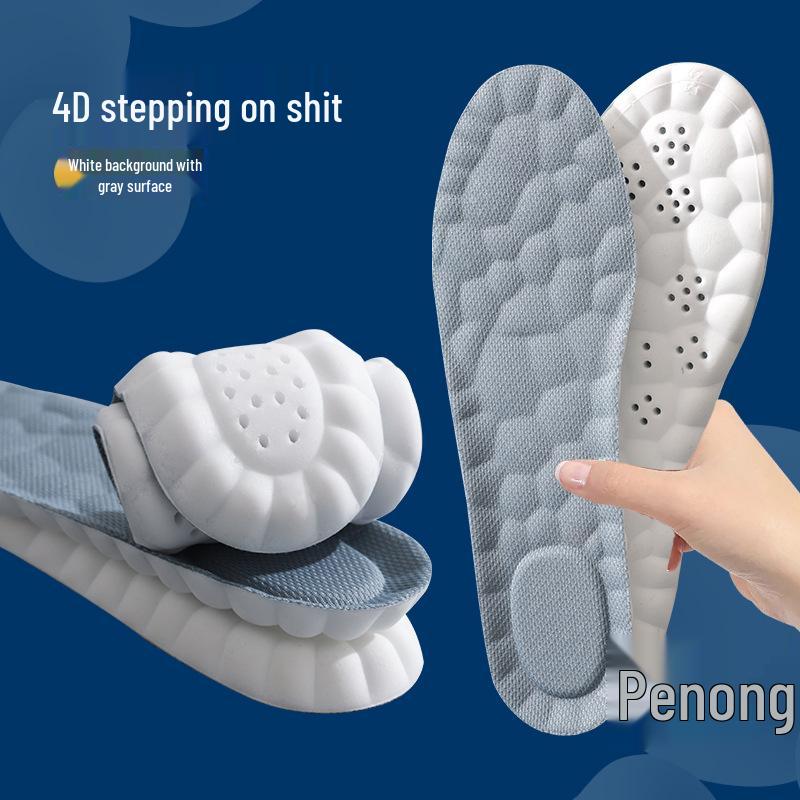

High Elastic PU Insoles: Women s Super Soft, Anti-Pain, Men s Breathable, Sweat-Absorbing, Shock-Absorbing for Long Standing Sports. 35
