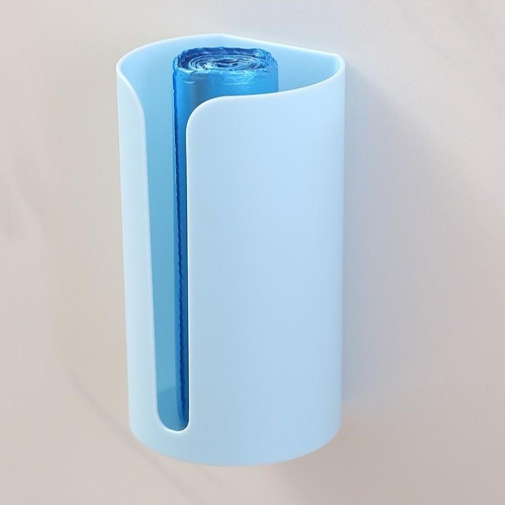 5Pcs Removable Wall-Mounted Container Nail-Free Garbage Bag Holder Storage Box Kitchen Storage