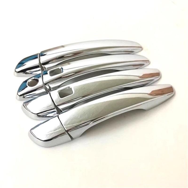 For Peugeot 3008 3008GT 5008 LHD 2017 2018 ABS Chrome Door Handle Cover Trims Door Bowl Frame Sticker Car Accessories