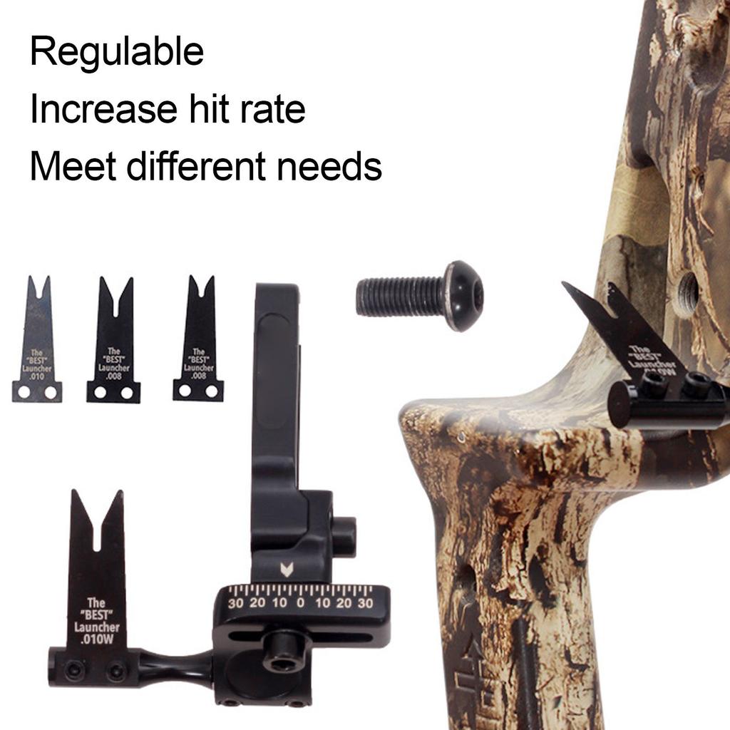 Compound Archery Arrow Rest with Steel Sheet 3 Gear Height Adjustment for Competition