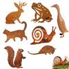 Handmade Metal Garden Artwork Garden Decoration Metal Garden Plaque Courtyard Decorative Art Metal Holder Wallet For Women