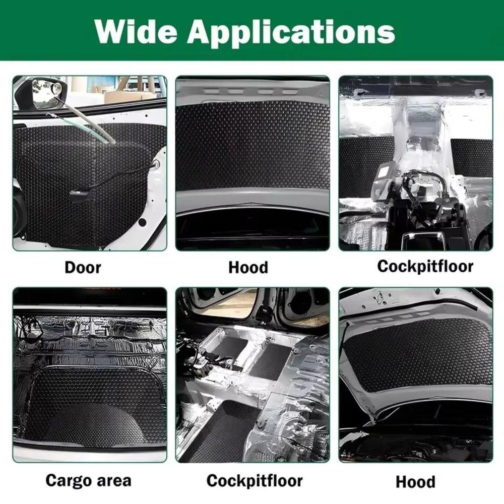 1Pcs Butyl Rubber Composite Butyl Rubber Damping Board for Car Interior Sound Insulation