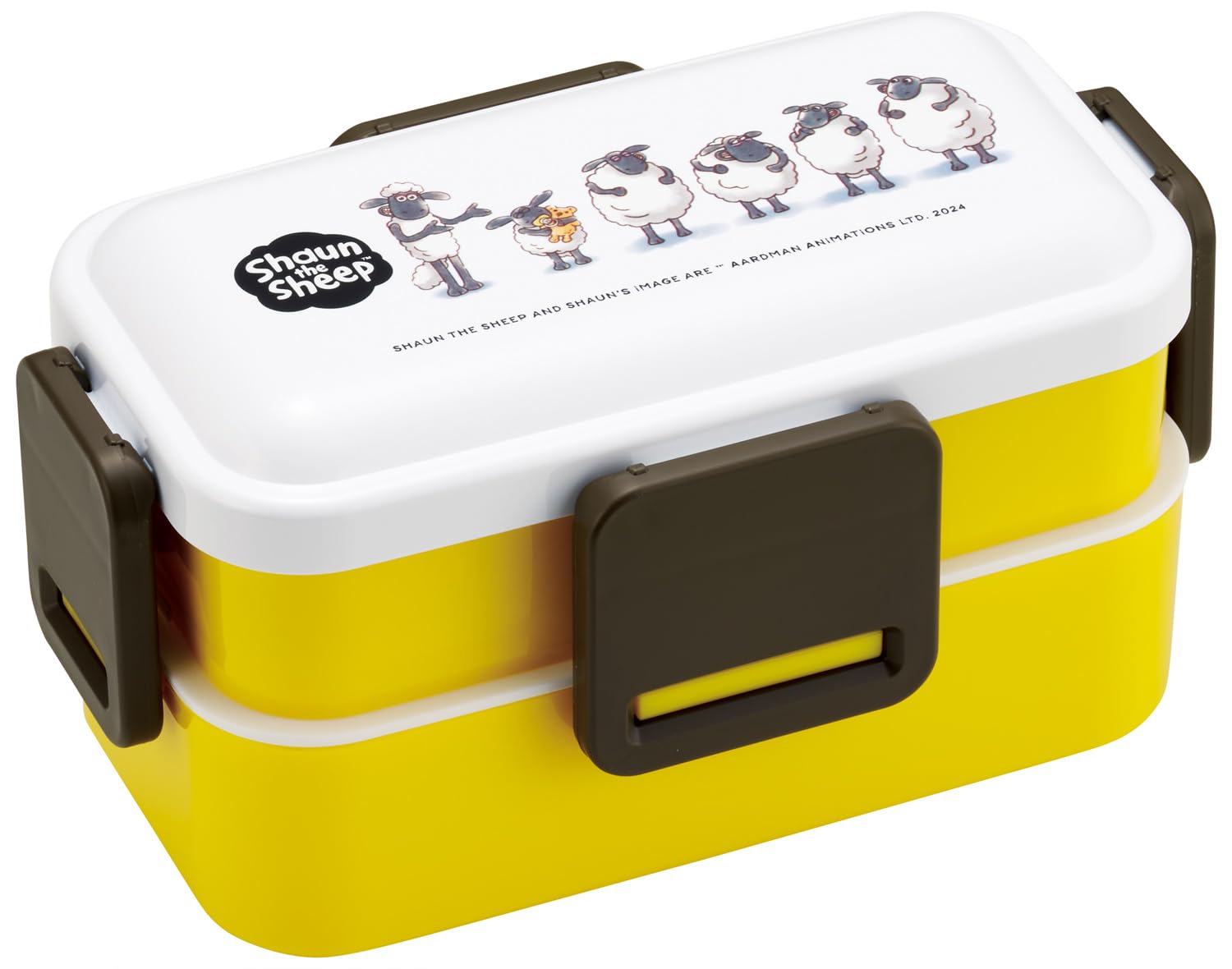 

Skater Bento for Made in with a Soft Dishwasher and Microwave Shaun the Sheep Box, 2-Tier, 600ml, Women, Japan, Dome-Shaped Lid, Safe, Design,