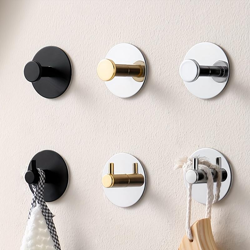 Xiaomi 2PCS Adhesive Wall Hooks Stainless Steel Bathroom Kitchen Hooks Round Simple Clothes Hook Easy Install Home Storage Accessories