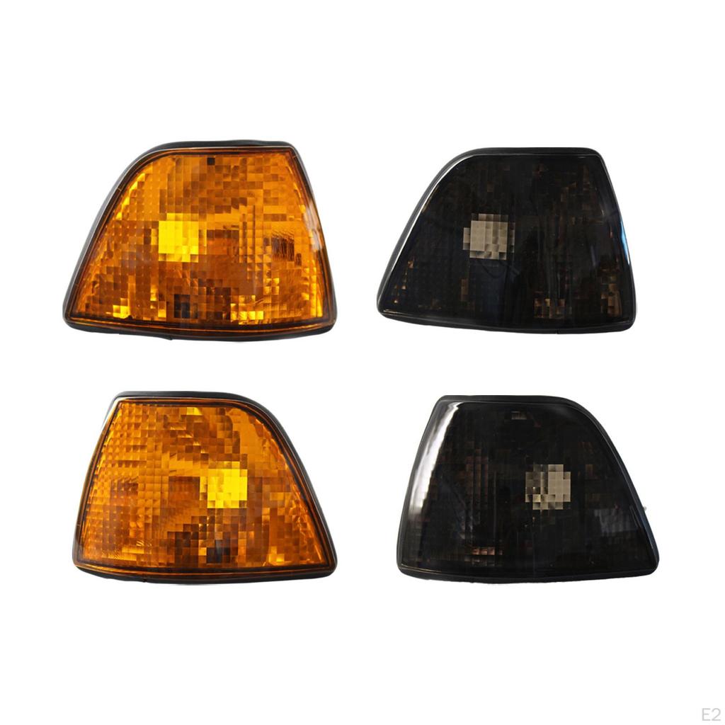 Acrylic Corner Signal Light 63138353280 Replacement Combination Indicators Lamp Lens s 4D E36