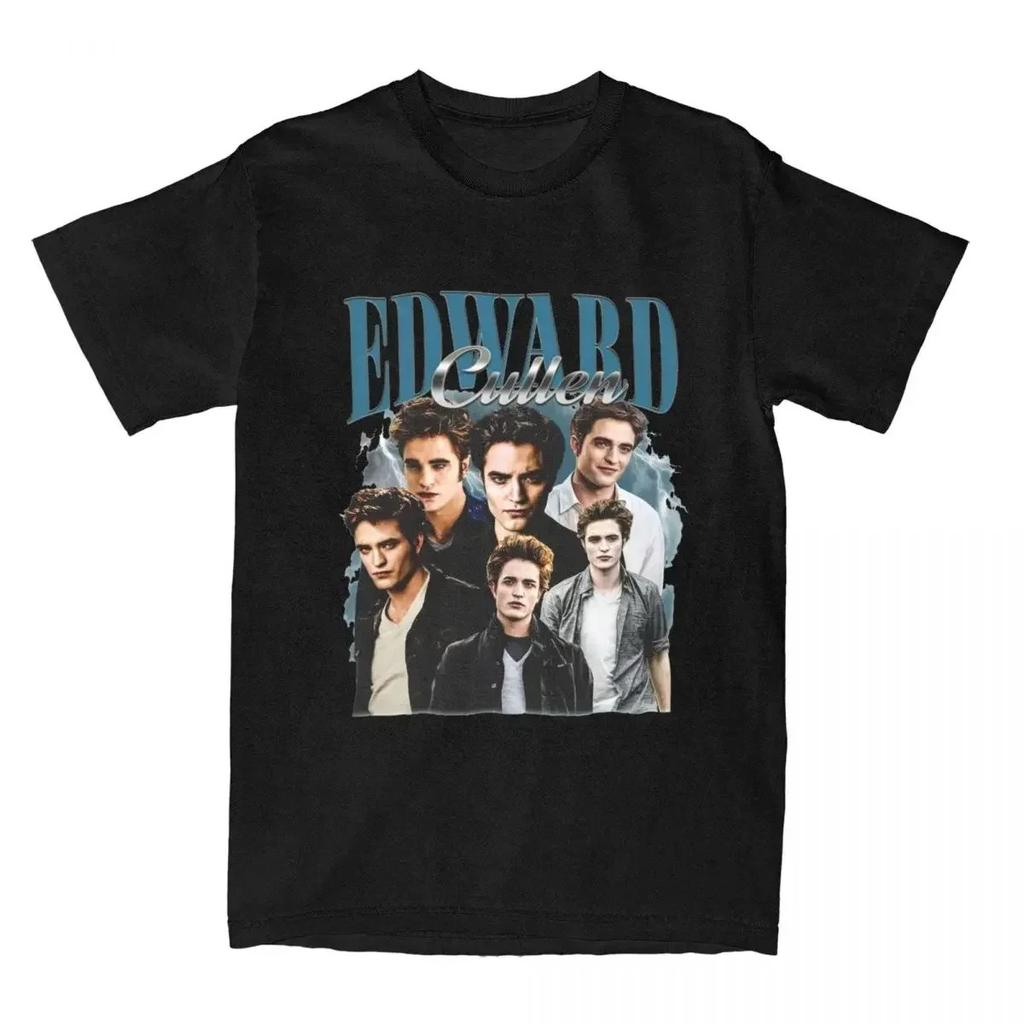 New Arrival Mens Clothes Tee Shirt Homme Graphic T-Shirts Men Tshirt for Men Ropa Hombre Edward Cullen Homage Twilight