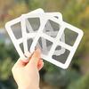 Yousheng Disposable Mesh Hair Catcher Sticker 4"x4" Bathroom Shower Drain Cover Hair Trap Easy Installation Sink Strainer
