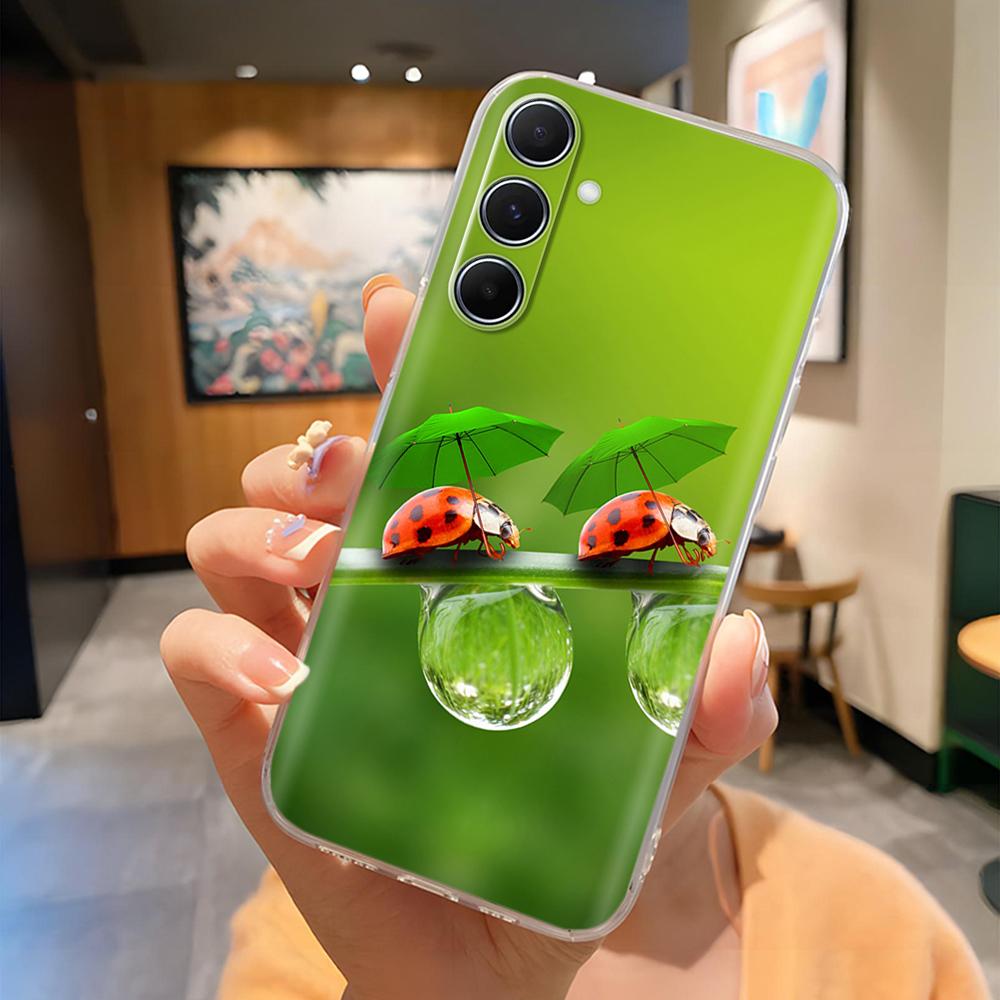 6.7" For Samsung A36 SM-A366E Case Painted Pattern Soft Clear Silicone TPU Cover on For Samsung Galaxy A36 5G A366 Cases Fundas