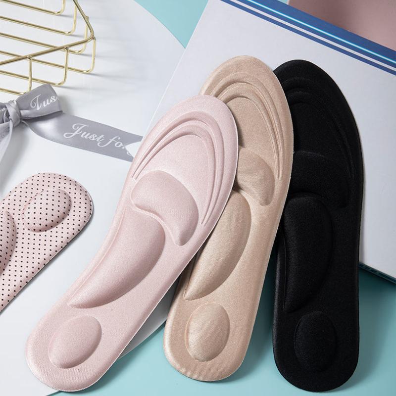 4D Memory Foam Orthopedic Insoles Foot Care Arch Support Pads for Women Men Flat Feet Daily Walking Standing Jobs