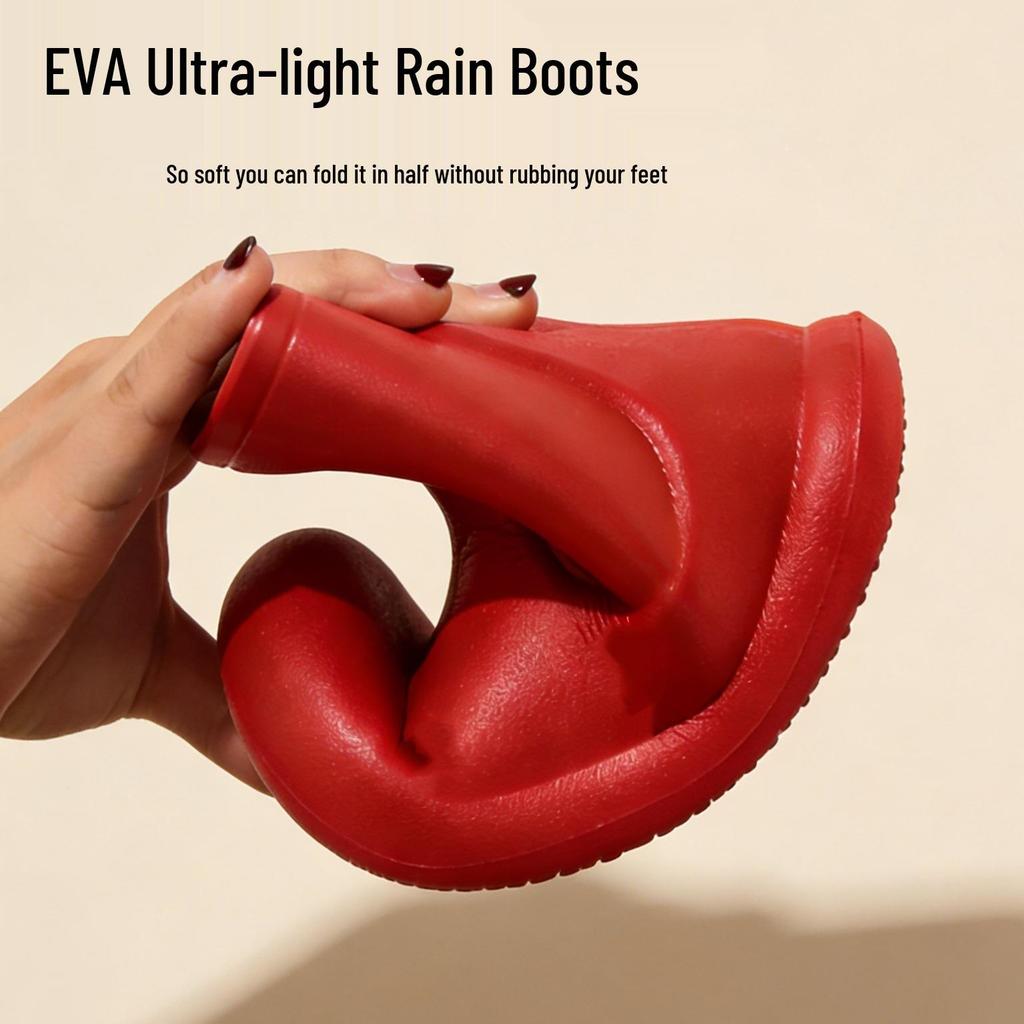 Children's Non-Slip Waterproof EVA Rain Boots - Soft, Breathable Baby Outdoor Footwear