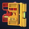 Folding Spirit Level Meter 270 Degree Adjustable Professional Post Leveler Tool Magnetic Adjustable Durable Angle Gauge