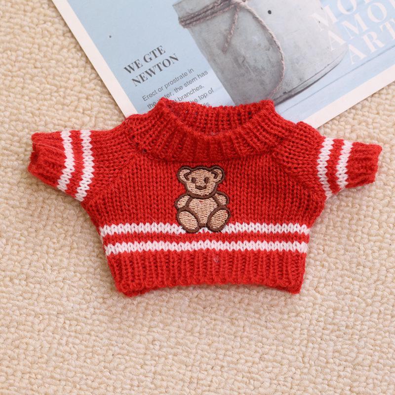 20cm Cotton Doll Accessories: Plush Dog Sweater, Scarf, Hat Set