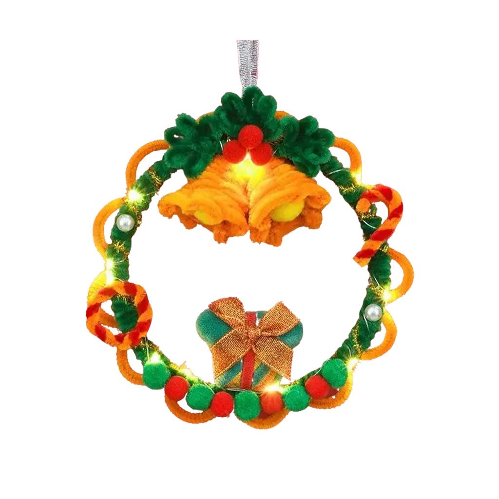 DIY Weihnachtskränze für die Haustür - 15,75x9,84x2,76 Zoll, Hängbare Girlandendekoration, Ornamente Baumschmuck Winter