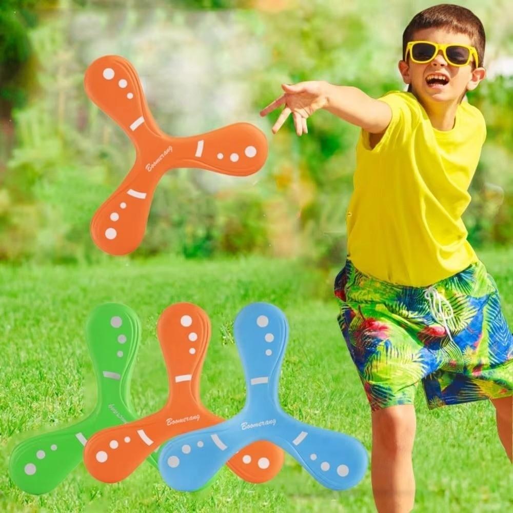Interactive Children's Boomerang Toys 360 Degrees Returning Spinner Foam Boomerang Toys  Adult-kids