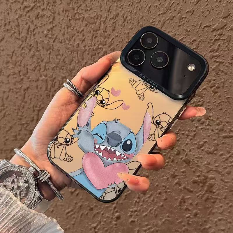 Stitch compatible iPhone 17 Pro Max phone case, iPhone 16 energetic case, 15 European and American style, 1413