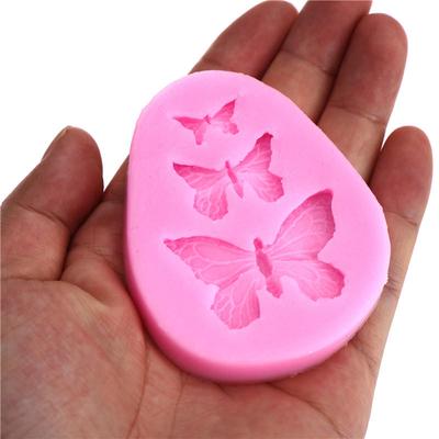 Sugarcraft Butterfly Silikonová forma na fondán Nástroje na zdobení dortů Forma na čokoládu na gumu