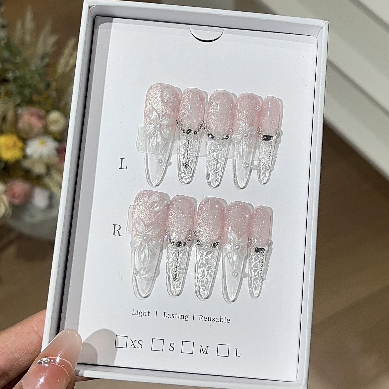 

Rock Candy Strawberry Ice-прозрачный Pure Desire Flash Girl Розовый кошачий глаз Ручная работа Перламутровый Цветок Одежда Броня L