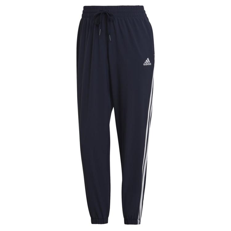 

Adidas W Ess 3S 7/8 Side Stripe Comfortable Breathable Versatile Casual Pants Women bottoms Legend-Ink White H10233 M