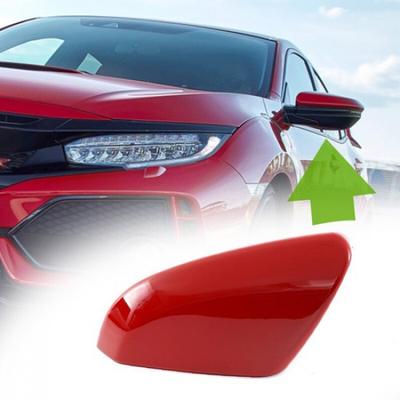 Left Side For Honda Civic 2016 2017 2018 2019 2020-21 Red Wing Mirror Cap Cover