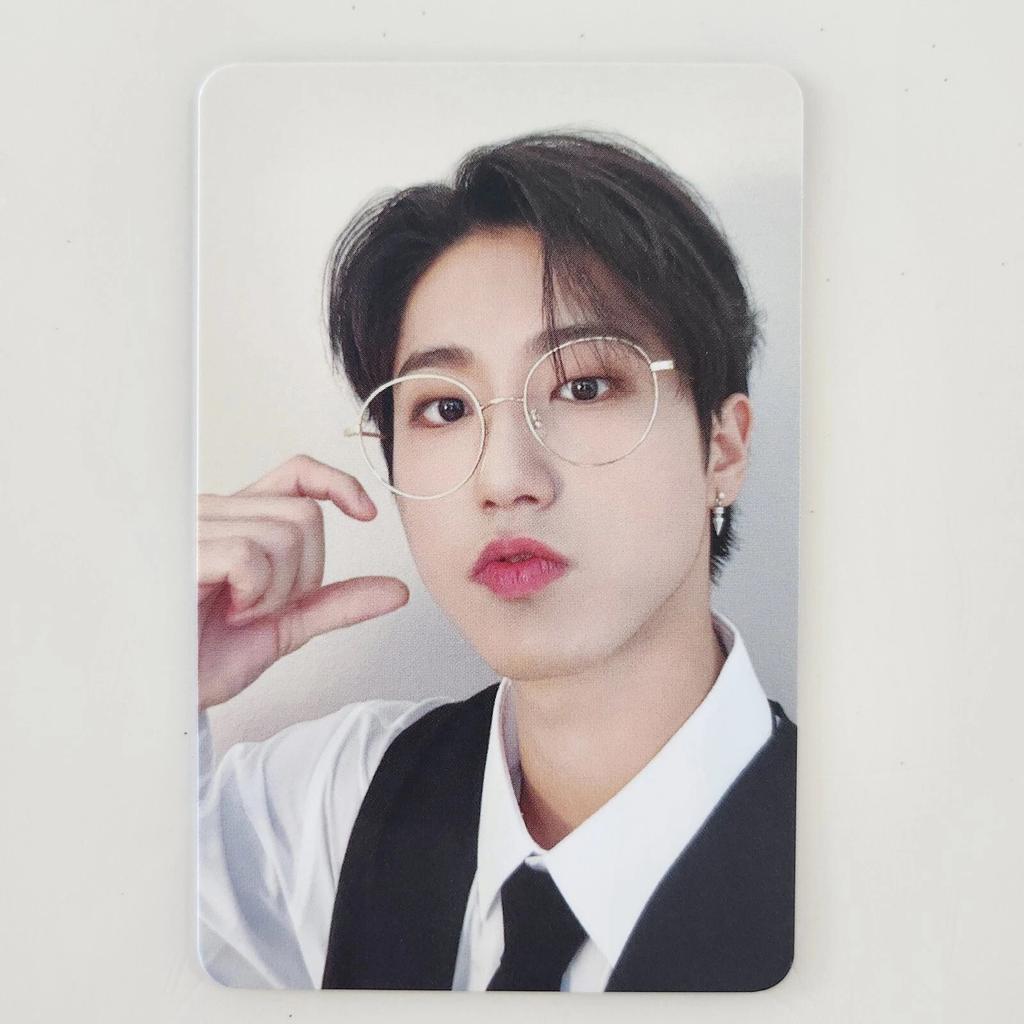 STRAY KIDS NACIFIC 17:e SKZ IN THE BLACK Dubbelsidig FOTO KORT OFFICIELL
