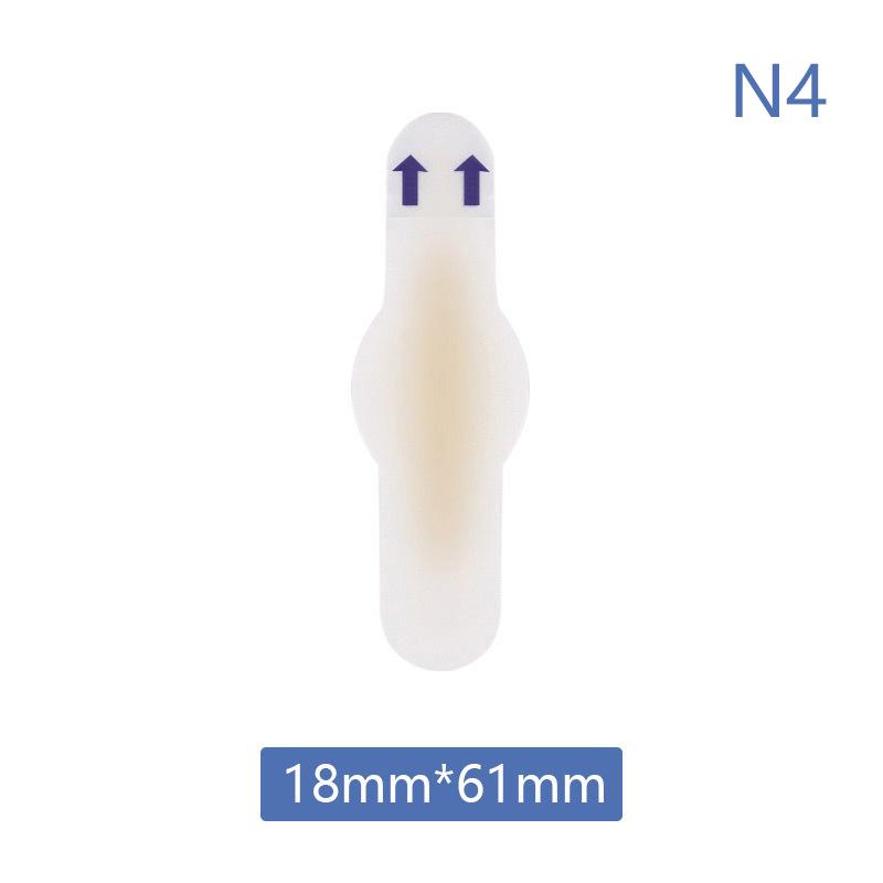 5 Pcs Gel Heel Protector Foot Patches Adhesive Blister Pads Hydrocolloid Heel Liner Shoes Stickers Pain Relief Plaster Foot Care