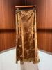 2026 Women's High Waist Jacquard Mermaid Skirt - Slimming Elastic Half Skirt with Chinese and National Style Elements.