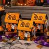 Kids Party Supplies 10 Pcs Halloween Treat Boxes, Cute Small Favors Box, Castle Festival Boxes House Shaped Gift Container for Candy Cookie