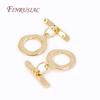 Multi Styles High Quality Brass Toggle Clasps 18K Gold Plated Bracelet Connect Clasps DIY Jewelry Making Supplies OT Clasps