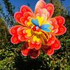 Mehrere Stile Drehender Windspiel Stehende Rasenblumen-Windrad Outdoor-Party Picknick Dekoration