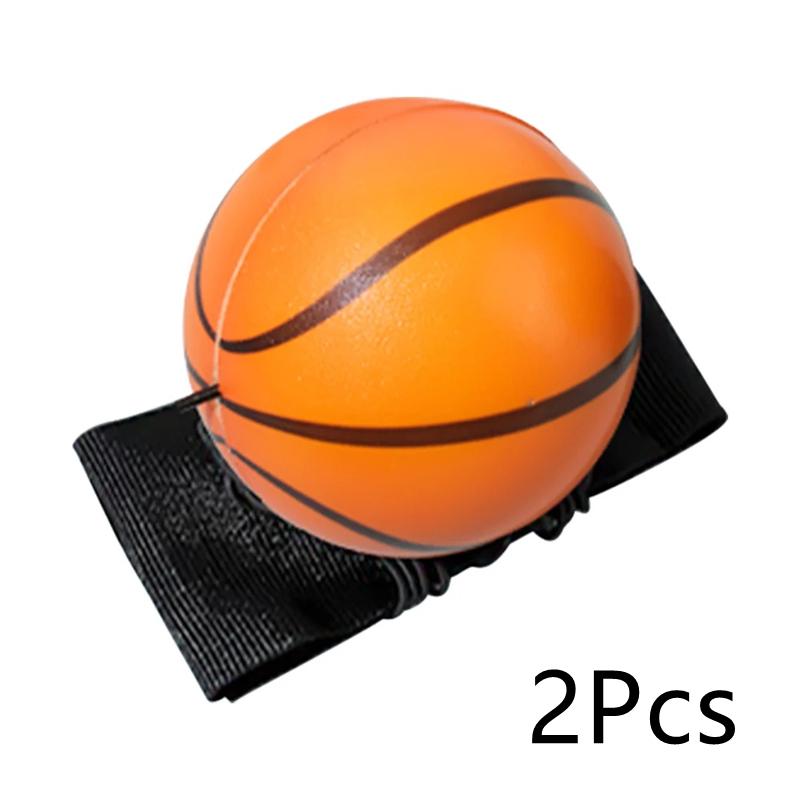 2 Stück Handball Handgelenkbälle Krafttraining Schwungbewegung Elastizität Schwammgummi Rückprall Partygeschenk für Teenager Erwachsene
