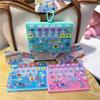 Clear Key Sounds Keyboard Keychain Pressable Keys Keyboard Toy Durable Mini Keyboard Charm  Gifts