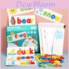 Wooden Alphabet Puzzle For Kids Educational Toy With Word Building For Preschool Learning