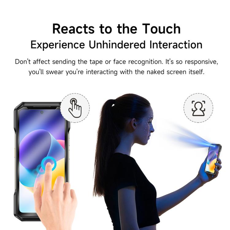 2 pezzi / Confezione Ulefone 9H HD Anti Impronta Vetro Temperato Proteggi Schermo