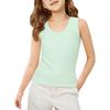 Girls' Mesh Tank Top - Ice Silk Breathable Sleeveless Tee