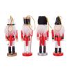 Classic Red & Gold Soldier Nutcracker Ornament Set