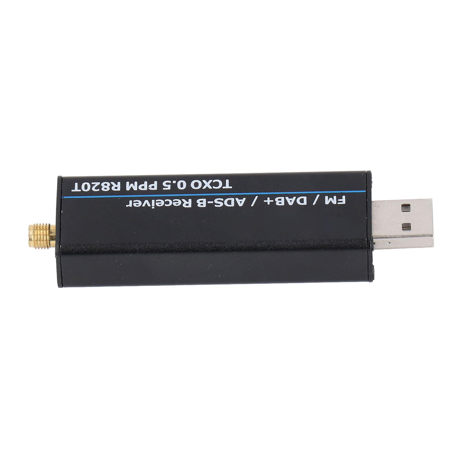 Приемник RTL SDR от 100 кГц до 1766 МГц RTL2832U R820T2 0,5 PPM TCXO Программно определяемый радиоприемник