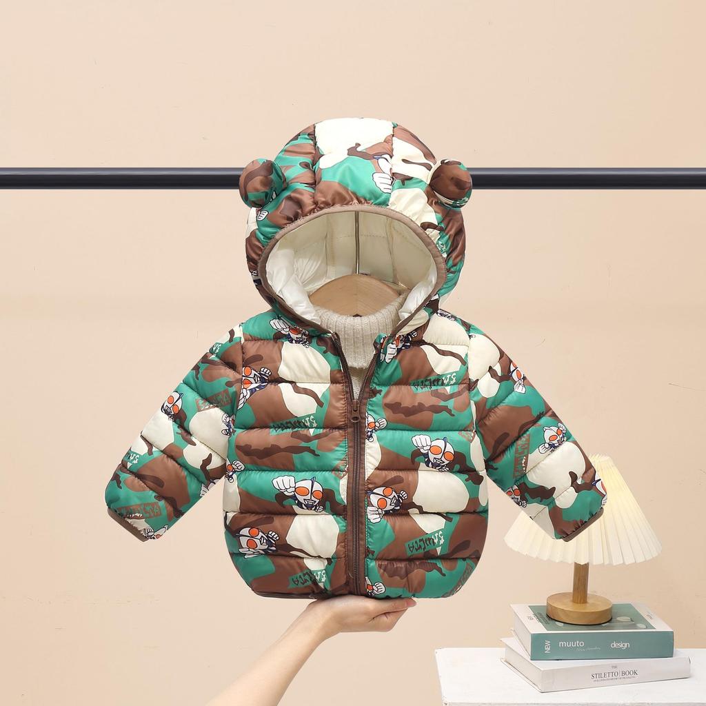 Lightweight Winter Down Jacket for Babies - Stylish Cotton Outerwear for Boys and Girls