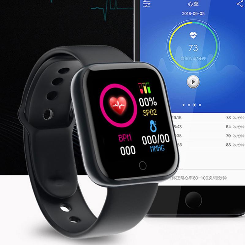 Buy D20 Bluetooth Smart Watch Men Waterproof Sport Fitness Tracker Smart  Bracelet Blood Pressure Heart Rate Monitor Y68 Smartwatch at affordable  prices — free shipping, real reviews with photos — Joom