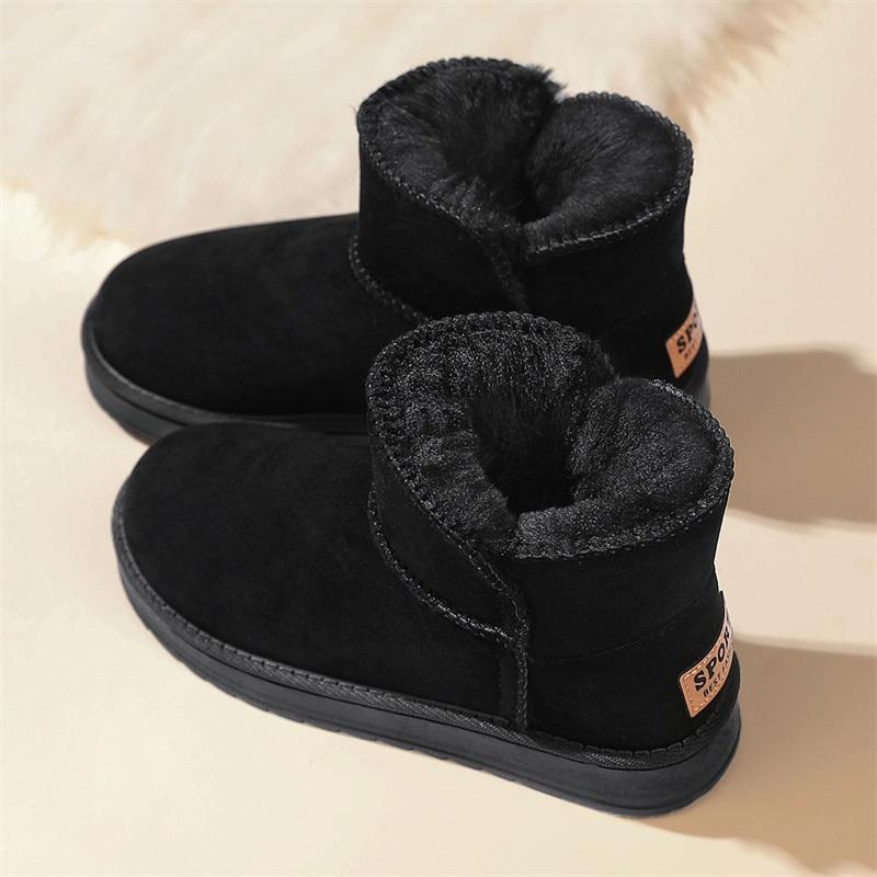 TUINANLE Neue klassische Mini-Schneestiefel. Kombination aus Schaffell Winter Modisch und Lässige Warme Stiefel