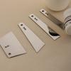 Stainless Steel Mirror Polishing Scraper Wiping Glue Bed Surface Treatment Agent Handmade DIY Leather Molding Sheet