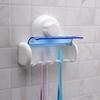 Creative Home Dust-proof Suction Cup 5 Toothbrush Holder Wall Mounted Stand