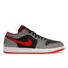 Air Jordan 1 Low Cement Fire Red Men Sneakers Grey Black Cement-Grey 553558-060