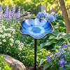 Bewässerungsstation Bienen Schmetterlinge Wasserspender Keramik Vogelbad Pfahl Blumenbeet Pfahl Gartengebrauch