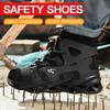 New Man Safety Shoes Puncture-Proof Work Sneakers Lightweight Work Shoes Men Steel Toe Shoe Safety Boots Indestructible Shoes