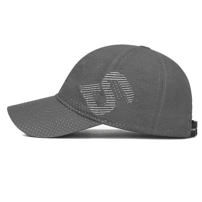 Summer Embroidery Quick-Drying Mesh Breathable Cap Sunscreen Thin Outdoor Sun Visor Baseball Cap
