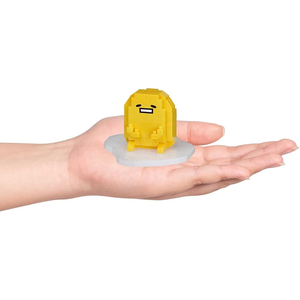 Kawada Nanoblock Gudetama Building Set 3x10.5x18 cm for Ages 12 and Up Interior Hobby