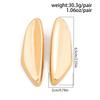 Ingemark Punk Irregular Geometric Smooth Surface Stud Earrings for Women Trendy Gold Color Metal Piercing Earrings Party Jewelry