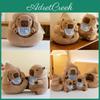Capybara Plush Toy With Pp Cotton Filling For Kids And Collectors