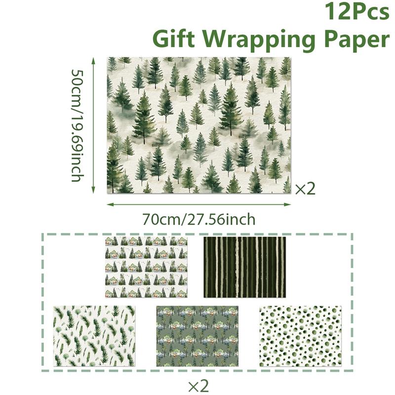 

Рождественская упаковочная бумага Веселые рождественские украшения для дома 2024 Рождественская упаковочная бумага для подарков Навидад Натал Подарки на Новый год 2025