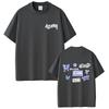 CUARTO AZUL Tour T-Shirt Sängerin Aitana Logo Grafik T-Shirts Herren Damen Kleidung Mode Oversized Streetwear Baumwoll-T-Shirts Unisex